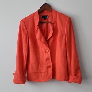 Chic Laura Coral Color Blazer for Women